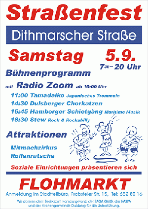 Zu Gast beim Straßenfest in Dulsberg
