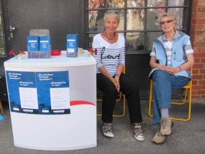 Am 9.8.2014 waren wir beim BARMBEKER HOFFEST mit einem Stand vertreten