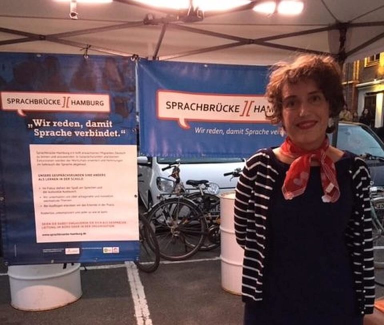 Sprachbrücke-Hamburg e.V. beim Jubiläum 5 Jahre Embassy of Hope