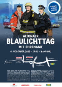 Auf dem Altonaer Blaulichttag