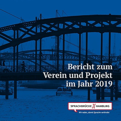 Titelbild des Jahresberichts 2019 von Sprachbrücke-Hamburg e.V.