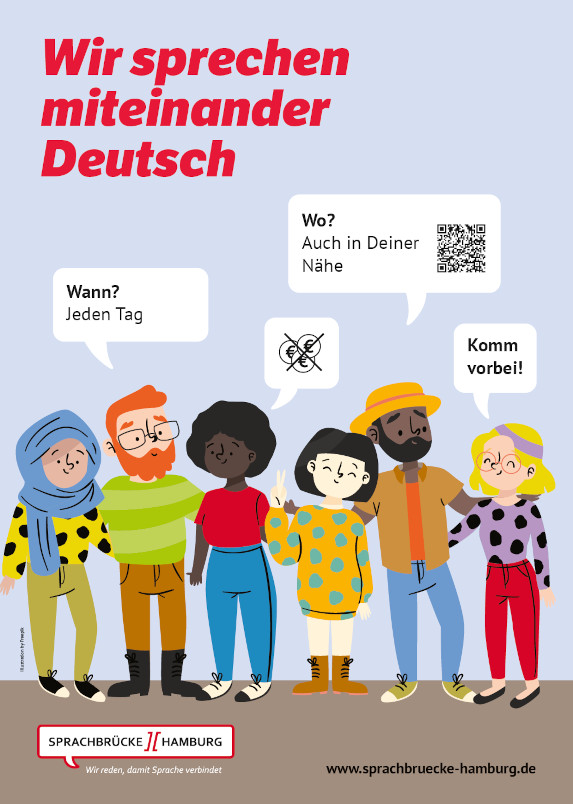 Plakat für die Präsenz-Gesprächsrunden